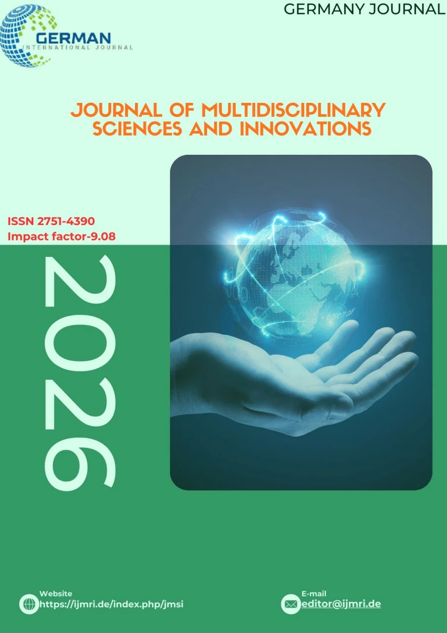 Journal of Multidisciplinary Sciences and Innovations